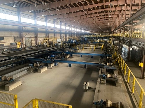 60" x 1" SMS #SAWH, 2 step spiral pipe mill, 72" strip width, 45 ton coil weight, 2009 - Image 6