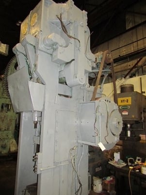 120/80 Ton, Bliss #3-1/2C, straight side single crank toggle press, 20"/9" stroke, 26"/24" die space, 25" x - Image 4