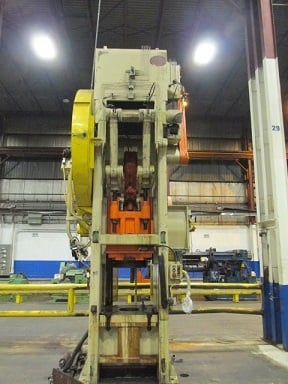 170/110 Ton, Bliss #B-4A, double action toggle press, 15" stroke, 32" x 34" bed, 9 SPM, air clutch - Image 1