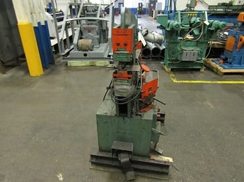 3" x 3" x 5/16" Scotchman #4014C, Ironworker, 40 ton, 6" throat, 1350 PSI, twin spindle, Lanco heads - Image 3