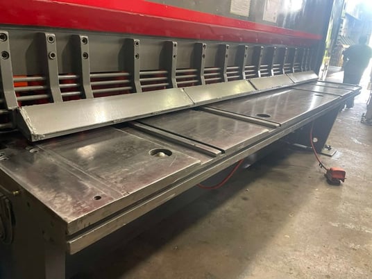 3/4" x 12' Cincinnati #7500FSU, hydraulic power squaring shear, 48" front operated power back gauge, 15 hold - Image 3