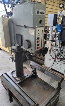 Wilton #2401, geared head drill press, PDF, custom table w/ rollers - Image 2