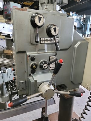 Wilton #2401, geared head drill press, PDF, custom table w/ rollers - Image 5