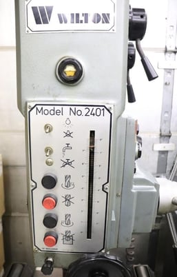 Wilton #2401, geared head drill press, PDF, custom table w/ rollers - Image 7