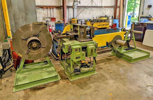 9" x 2.5" National Standard, pull thru line, dual recoilers, L to R - Image 1