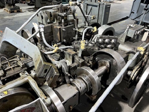 Baird #5, 4 slide wire forming, 5/16" wire diameter, mechanical clutch, air brake, split cams - Image 2