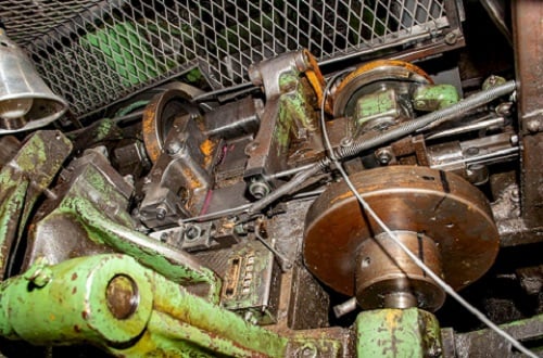 Nilson #2, 4-slide, 1/8" wire diameter, 10" feed length, mechanical clutch, solid cams, double gibb - Image 2