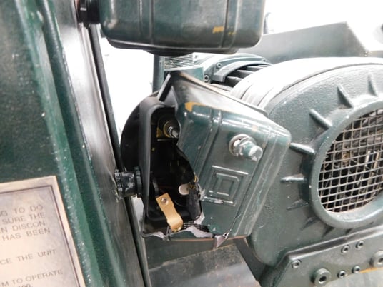 23 scfm Emse #1DRB5T120, medical duplex vacuum pump compressor, 10 HP, 460 V. - Image 7