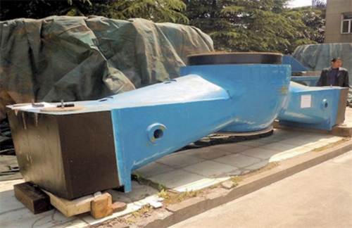 63" x 90" FLSmidth Gyratory Crusher, steel shell, new condition, unused - Image 3