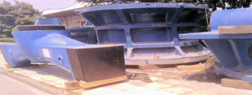 63" x 90" FLSmidth Gyratory Crusher, steel shell, new condition, unused - Image 4