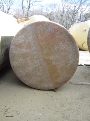 2000 gallon Vertical fiberglass tank, 72" dia. x 10' straight side, dished top, flat bottom - Image 3