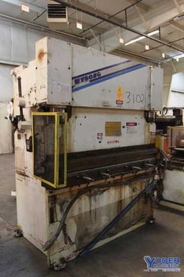 60 Ton, Wysong #MTH60-72, hydraulic press brake, 6' overall, 61-3/4" between housing, 6" stroke, 1996, #68382 - Image 2