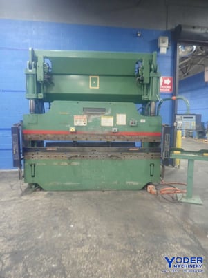 90 Ton, Cincinnati #90FMIIx8, hydraulic press brake, 10' overall, 100" between housing, 14" stroke, #72733 - Image 1