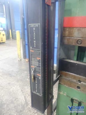 90 Ton, Cincinnati #90FMIIx8, hydraulic press brake, 10' overall, 100" between housing, 14" stroke, #72733 - Image 6