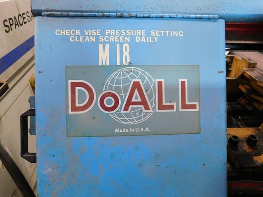 10" x 12" DoAll #C260A, automatic bandsaw, 144" x .045" x 1-1/4" blade, 60-350 FPM, chip auger - Image 3