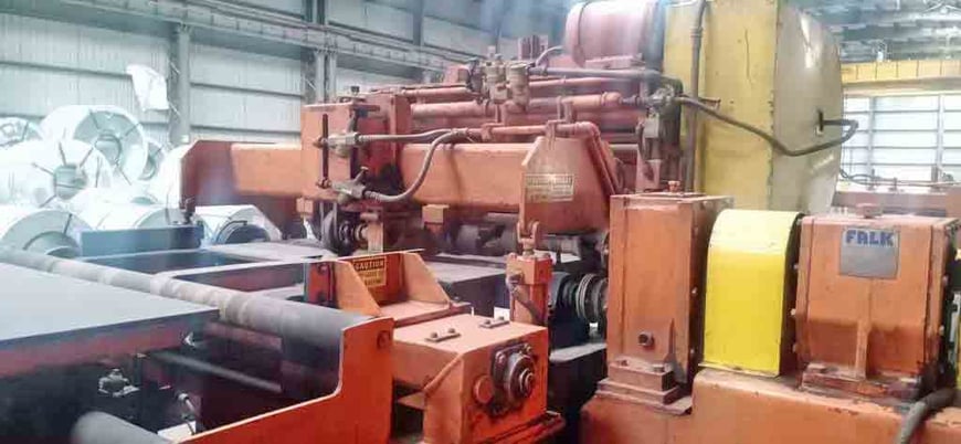 48" x .045" Herr Voss, Cut-To-Length line, coil car, uncoiler, precision leveler - Image 2