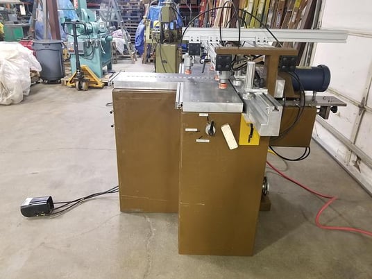 23 Spindle, Ritter #R-46VH, construction boring machine, 3 HP, 6 fence/4 table stops, 1994 - Image 3