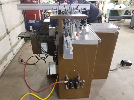 23 Spindle, Ritter #R-46VH, construction boring machine, 3 HP, 6 fence/4 table stops, 1994 - Image 4