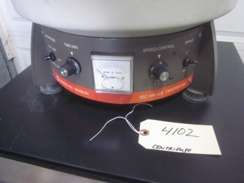IEC #HN-S-II, Lab Centrifuge, Single phase, 115 Volts, 2.5 Amps, 1/7 HP, on/off brake control, Variable Speed - Image 3