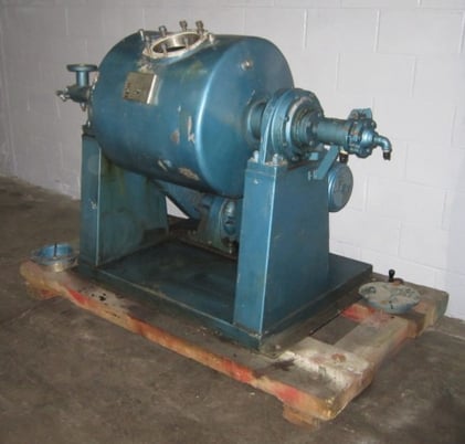 1' 9.5" x 20" Patterson, Ball Mill/Reactor, 21.5" diameter x 20" Straight Wall plus Dished ends, 8 HP, 1977 - Image 1