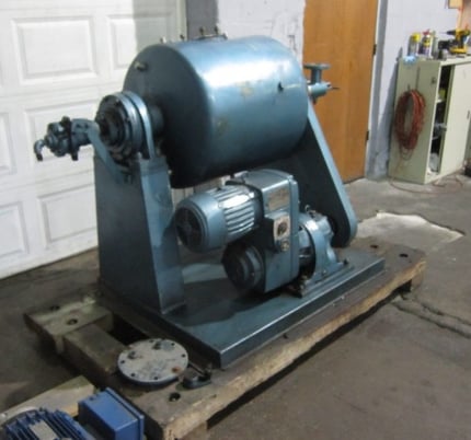 1' 9.5" x 20" Patterson, Ball Mill/Reactor, 21.5" diameter x 20" Straight Wall plus Dished ends, 8 HP, 1977 - Image 4