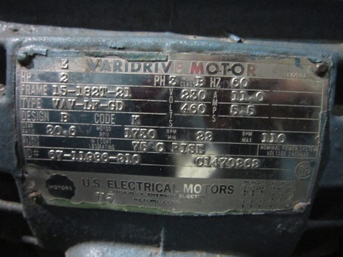 1' 9.5" x 20" Patterson, Ball Mill/Reactor, 21.5" diameter x 20" Straight Wall plus Dished ends, 8 HP, 1977 - Image 8