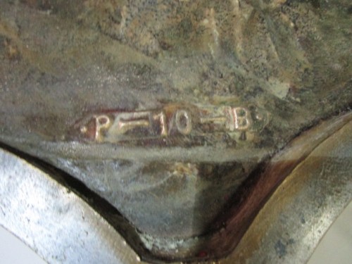 Bronze End Guides for a 3 Roll Mill, 12" diameter, 12" top, 11.5" top to point, Replaceable tip - Image 4