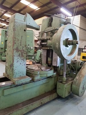 Gould & Eberhardt #60-S, gear cutter, 72" max diameter gear, 34" table diameter, tailstock - Image 1