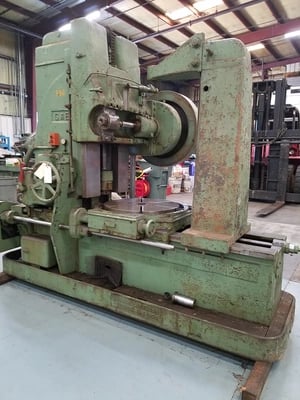 Gould & Eberhardt #60-S, gear cutter, 72" max diameter gear, 34" table diameter, tailstock - Image 2