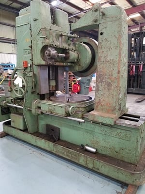 Gould & Eberhardt #60-S, gear cutter, 72" max diameter gear, 34" table diameter, tailstock - Image 4