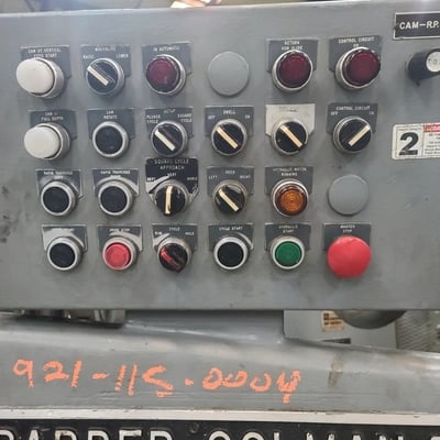 Barber-Colman #16-16 Multicycle, horizontal hobbing machine w/differential, dwell, excellent - Image 8