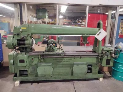 Barber-Colman #16-56 type A, horizontal gear hobber, dual thread worm, 56" cut length, good - Image 1