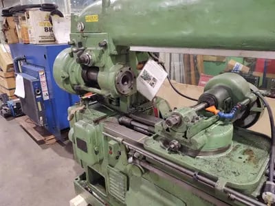 Barber-Colman #16-56 type A, horizontal gear hobber, dual thread worm, 56" cut length, good - Image 2