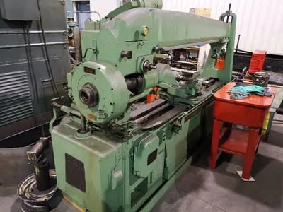 Barber-Colman #16-56 type A, horizontal gear hobber, dual thread worm, 56" cut length, good - Image 4
