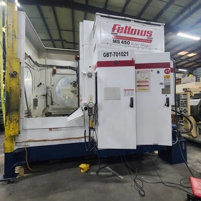 Fellows #MS450-650/125, 6-Axis guideless CNC gear shaper, 25.5" dia., 5" stroke, in plant, 2007 - Image 1