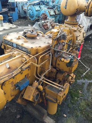 Chicago Pneumatic #6-FF650A, S/N 97219 Compressor Frame - Image 1