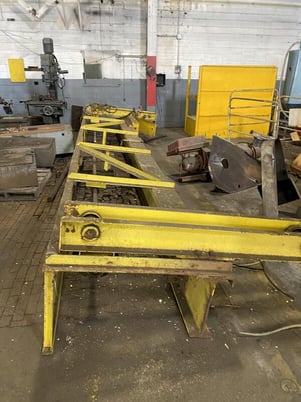 5 Ton, Shaw Box Single Girder Under Running Crane Bridge, 26' Span - Image 1