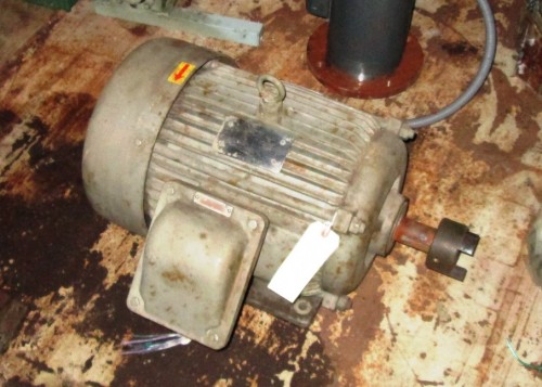 10 HP 1170 RPM Toshiba, Frame 256T, Explosion Proof, 230/460 Volts - Image 1