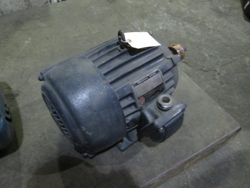 5 HP 1735 RPM U.S. Motors, Frame 215, explosion proof tagged, 208-220/440 Volts - Image 1