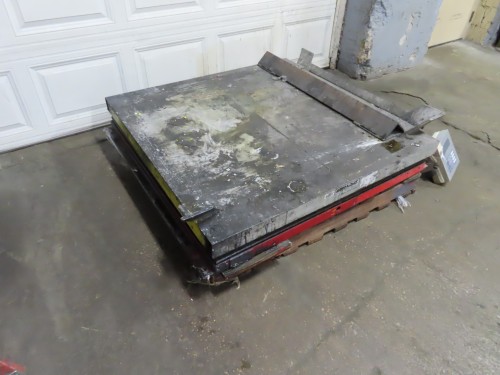 5000 lb. Airfloat, Turntable, 4' x 4', Manual rotation - Image 1