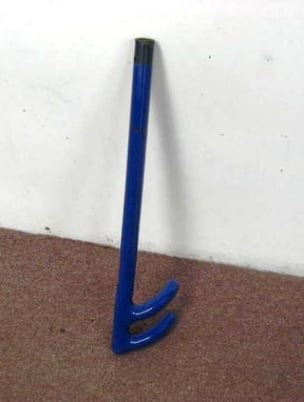 Glass Lined 2 Finger Baffle, 25.5" OL, 24" L of glassed area, 1.25" to 1.33" outside dimension - Image 1