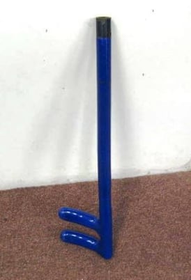 Glass Lined 2 Finger Baffle, 25.5" OL, 24" L of glassed area, 1.25" to 1.33" outside dimension - Image 2