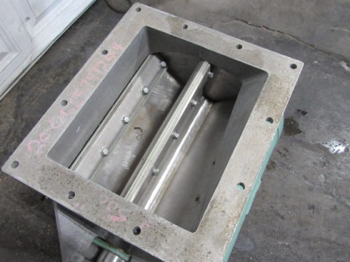 12" x 15" SEMCO, Rotary Airlock, Stainless Steel, 15" wide, 12" F-B, 2" diameter shaft, No drive included, - Image 3