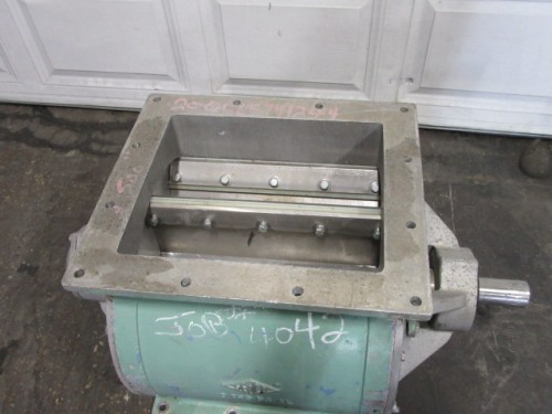 12" x 15" SEMCO, Rotary Airlock, Stainless Steel, 15" wide, 12" F-B, 2" diameter shaft, No drive included, - Image 4