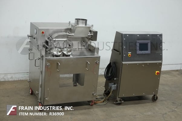 Fitzpatrick #D6A, 316 Stainless Steel hammer mill, Stainless Steel screw feed & safety guarding, 16 fixed - Image 1