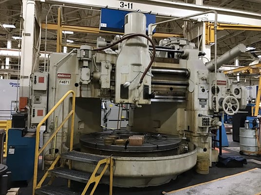 Fellows #70-15, gear shaper, 84" table diameter, 70" pitch diameter, 15" face width, 19.12 stroke length, 1989 - Image 2