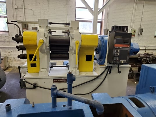 8" x 16" Farrel, 4-roll inverted " L" calender, 15 HP, direct drive, cabinet style - Image 1