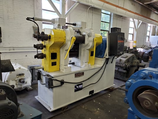 8" x 16" Farrel, 4-roll inverted " L" calender, 15 HP, direct drive, cabinet style - Image 3