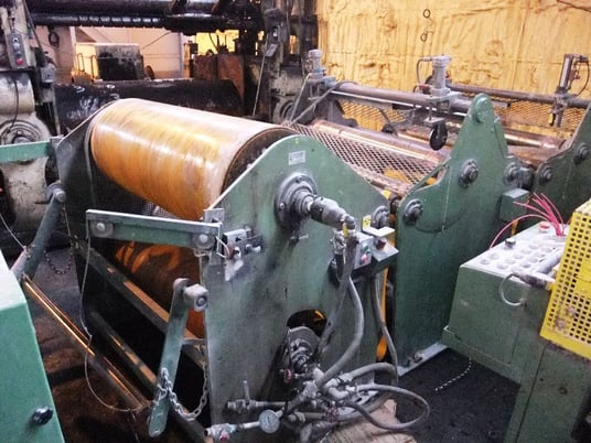 Joh. Peter Falter 48" Joh Peter Falter, calender sheet slitter with adjustable rotary blades - Image 2