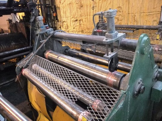 Joh. Peter Falter 48" Joh Peter Falter, calender sheet slitter with adjustable rotary blades - Image 3